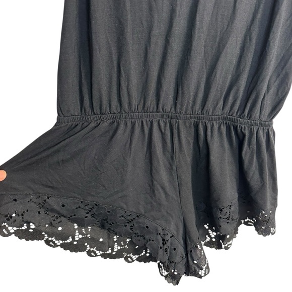 Eberjay Naya The Double Inset Teddy in Black Sleepwear Lounge modal Medium New - Picture 4 of 9